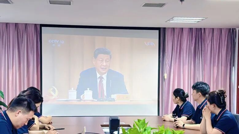 党建引领守初心｜哈尔九宝党支部组织观看建党105周年主题视频